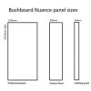 Bushboard Nuance Corner Wall Panel Pack C