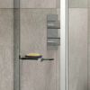 Sommer Extended Square Bath Screen with Fixed Panel - SOB57