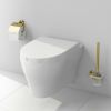 VitrA Juno Toilet Brush and Holder - 44424GOLD