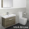 Vitra M-Line 800mm Single Drawer Vanity