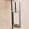 Roman Liberty Hinged Shower Door and Side Panel for Corner Installation