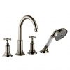AXOR Montreux 4 Hole Deck Mounted Bath Mixer Tap with Shower Handset