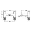 Ideal Standard Tempo Dual Control Bath Mixer Tap - B0730AA