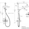 Victoria and Albert Staffordshire 20 Thermostatic Shower Kit