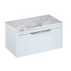 Britton Shoreditch 1 Drawer Wall Hung Vanity Unit with Worktop