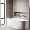 UK Bathrooms Essentials Freesia Single Ended Bath