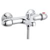 UK Bathrooms Essentials Rubens Thermostatic Bath Shower Mixer Tap - UKBEST00007