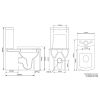 Tavistock Vibe Flush Fitting Close Coupled Toilet - PF700XS