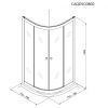 Crosswater Clear 6 Double Door Quadrant Shower Enclosure