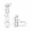 Ideal Standard Concept Freedom Wall Hung Extended Rimless Toilet - E819701