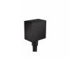 hansgrohe FixFit Square Wall Outlet with non-return valve in Matt Black - 26455670
