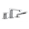 Villeroy and Boch Cult Bath Mixer Tap with Concealed Shower - 2741296000