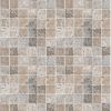 Abacus Travertine Natural Stone Small Mosaic Tile 30 x 30cm