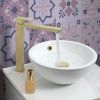 Crosswater Verge Tall Basin Monobloc Tap in Brushed Brass