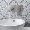Crosswater Verge Basin Tap, 2 Hole Set in Brushed Stainless Steel Effect