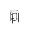 Abacus Concept Noir 50cm Basin and Black Washstand