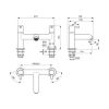 Ideal Standard Ceraline Deck-Mounted Dual Control Bath Filler - BC188AA