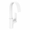 hansgrohe Vivenis Basin Mixer 210 with Swivel Spout and Pop-up Waste Set in Matte White - 75030700