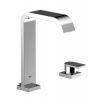 Roca Flat 2 Hole Basin Mixer Tap with Pop Up Waste - 5A3832C0N