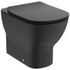 Ideal Standard Tesi BTW Toilet Bowl with Aquablade in Silk Black - T0077V3
