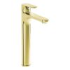 VitrA Root Round Tall Basin Mixer in Gold - A4270723