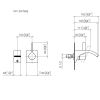 Dornbracht CYO Wall-Mounted Single-Lever Basin Mixer in Platinum Matt - 36860811-06