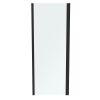 Ideal Standard Connect 2 800 mm Side Panel with Idealclean Clear Glass in Silk Black - K9415V3