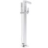 VitrA Root Square Floor-Standing Bath Mixer with Hand Shower in Chrome - A42760