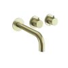 Crosswater Module 2 Handle Shower Valve and Bath Spout in Brushed Brass