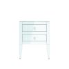 Crosswater Canvass 600 Double Drawer Unit in White Gloss
