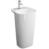 VitrA Plural Monoblock Washbasin Without Overflow in White