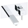 Abode Zeal Wall Mounted Basin Mixer in Chrome