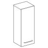 Geberit Selnova Medium Cabinet with One Door in White - 501276001