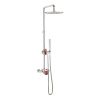 Crosswater Union Multifunction Thermostatic Shower Kit in Chrome & Red - RM650WC_RLV