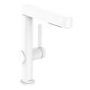 hansgrohe Finoris Basin Mixer 230 with Pull-Out Spray and Push Waste Set in Matt White - 76063700