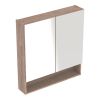 Geberit Selnova Square S Mirror Cabinet With 2 Doors in Hickory - 501266001