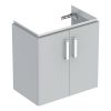 Geberit Selnova Compact Vanity Unit for 65cm Washbasin in Light Grey - 501956421