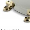 Imperial High Level Rear Entry Flush Pipe Kit - Antique Gold