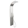 Origins Waterfall Shower Panel with Body Jets - Steel