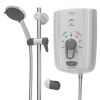 Triton Omnicare Design 9.5kW Thermostatic Electric Shower with Grab Riser Rail Kit - CINCDES09WGRB