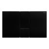 Viega Visign for Style 24 WC Flush Plate for Prevista in Polished Black - 773304