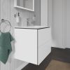 Duravit L-Cube Wall-Mounted 620mm Two Drawer Vanity Unit in High Gloss White - LC624002222