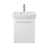 Duravit No.1 Wall-Mounted 390mm Vanity Unit with Right-Hand Door in Matt White - N14266R18180000