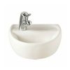 Twyford Sola 400mm Medical Washbasin with 1 Offset Tap Hole