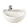 Twyford Sola 500mm Medical Washbasin with 1 Offset Tap Hole