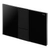 Viega Visign for Style 24 WC Flush Plate for Prevista in Polished Black and Matt Black - 773311