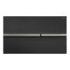 Viega Visign for More 204 WC Flush Plate for Prevista in Matt Black and Brushed Stainless Steel - 773670