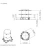 Dornbracht CYO Single-Lever Freestanding Bath Shower Mixer in Dark Platinum Matt - 25863811-99