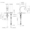 Dornbracht CYO Two-Hole Basin Mixer in Platinum Matt - 29217811-06