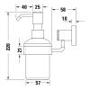 Duravit D-Code Soap Dispenser in Chrome - 0099161000